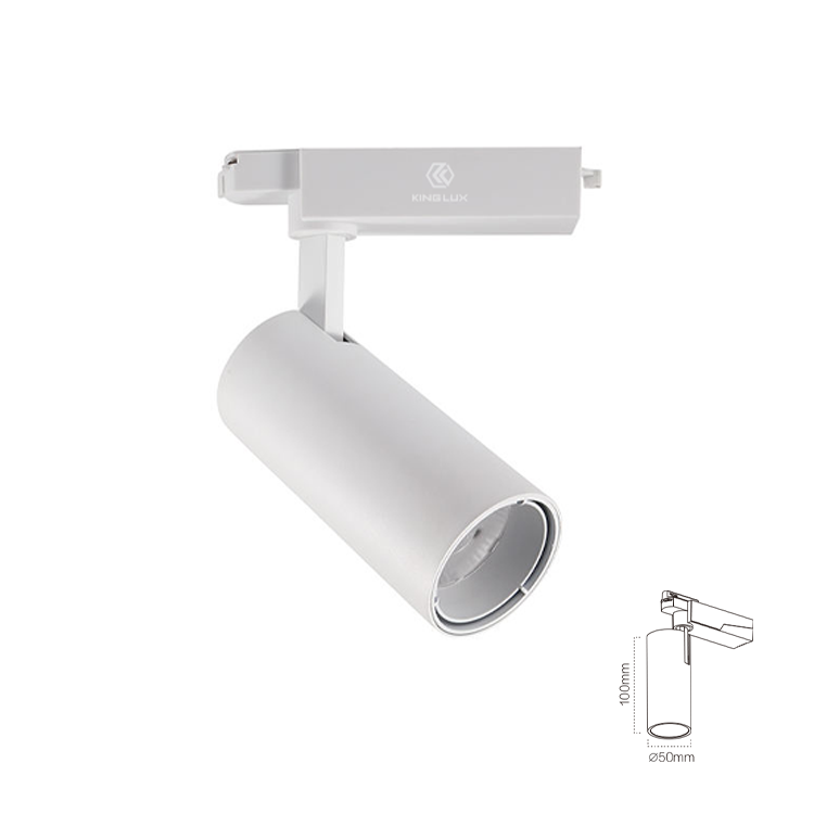 Đèn chiếu rọi ray-F2 15W, Màu trắng