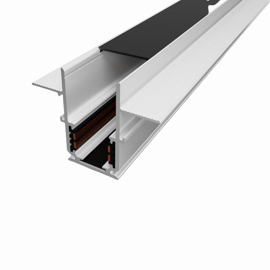 Ray nam châm âm trần 22mm, màu trắng, dài 1 mét