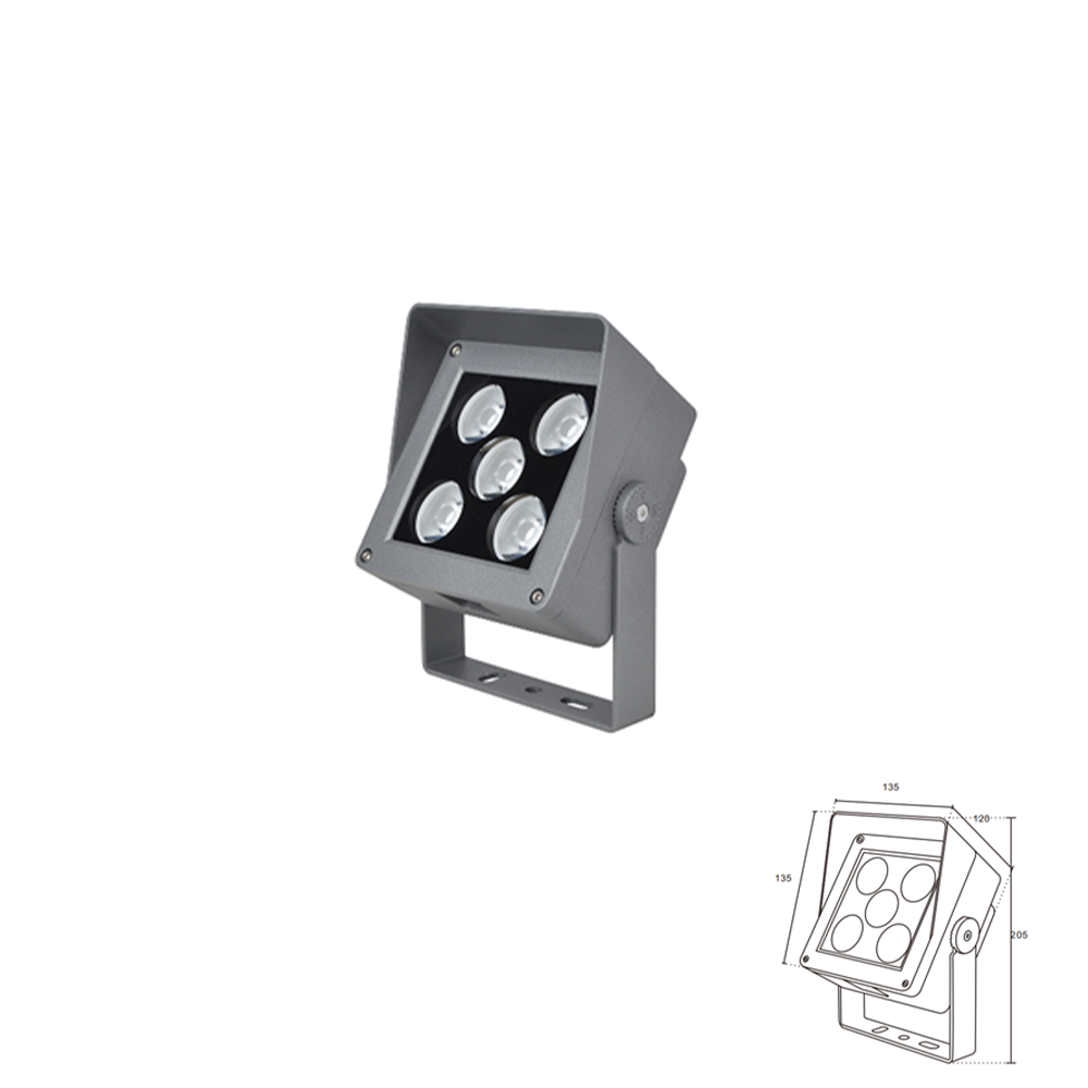 Đèn chiếu cột công suất cao 4 bóng 4000K