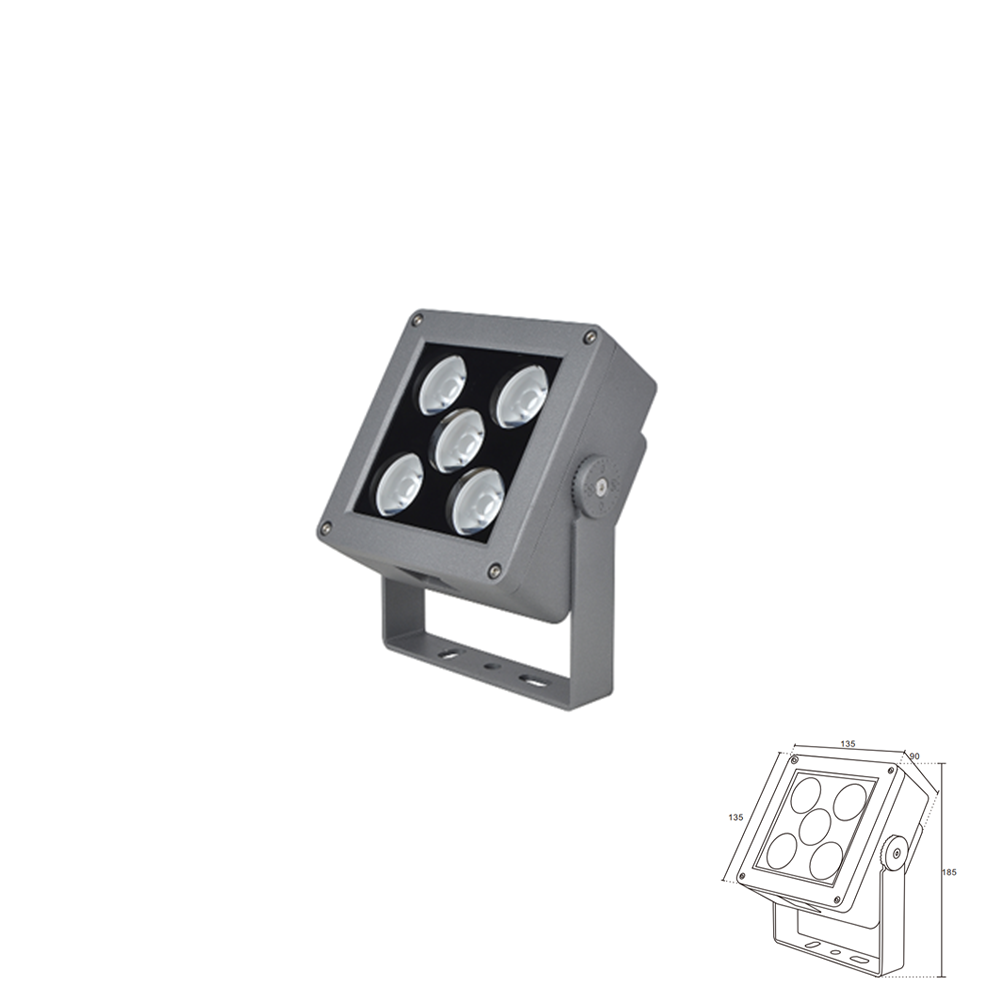 Đèn chiếu cột công suất cao 4 bóng 4000K