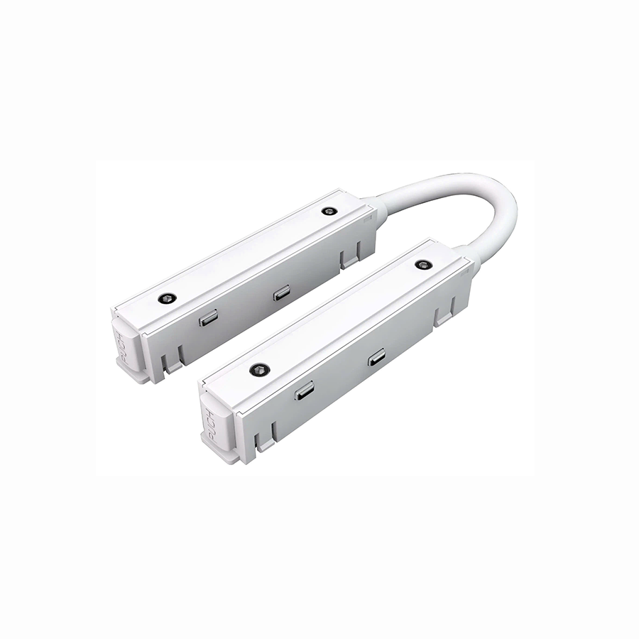 Khớp nối điện góc màu trắng