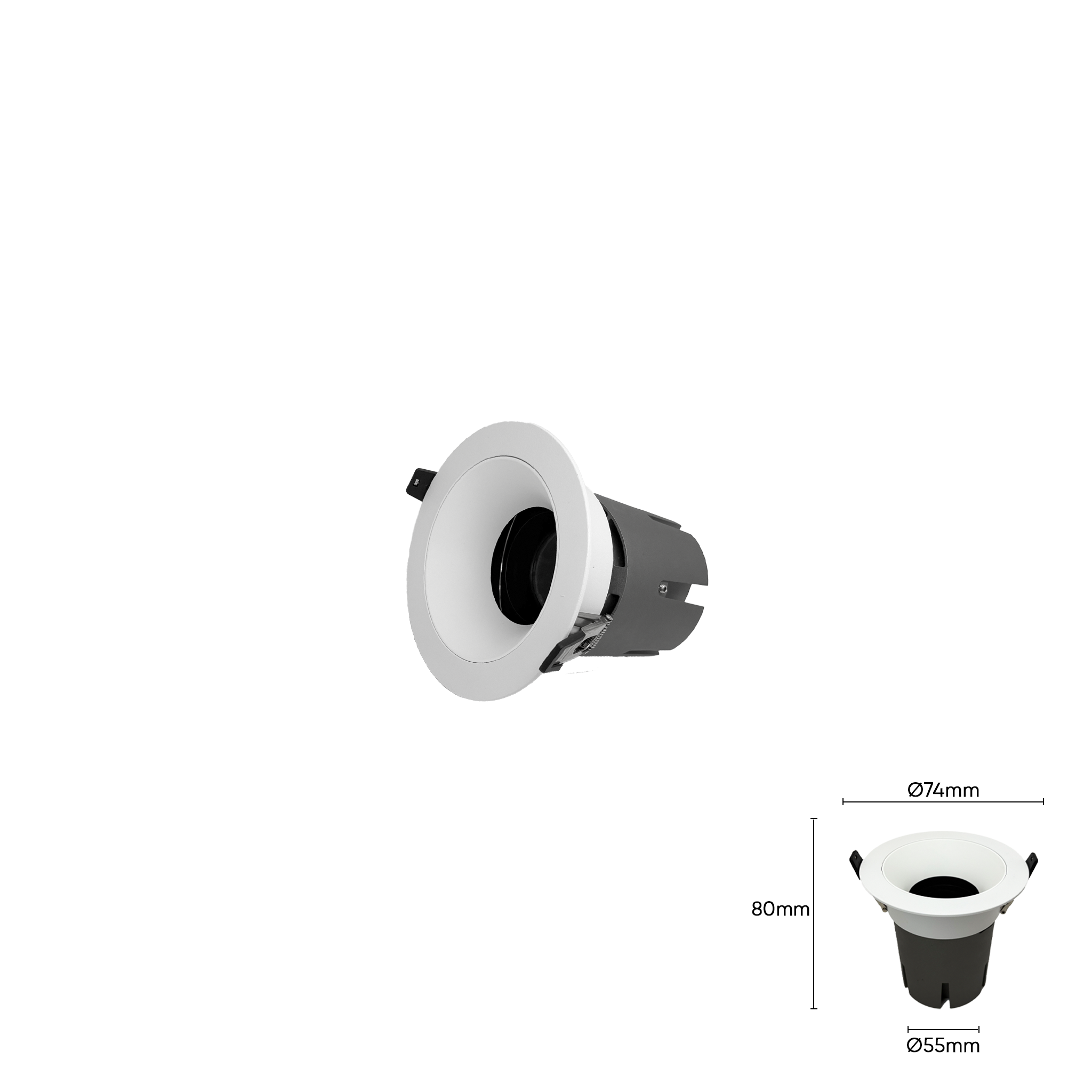 Đèn Spotlight âm trần SP-SC3-V2-7W 6500K