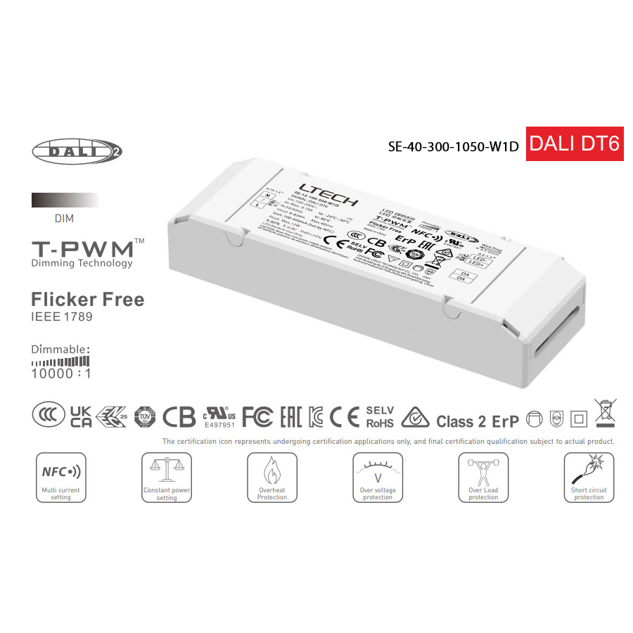 Dali driver Ltech - Dimmer- 40W (Dali 1 - DT6 )