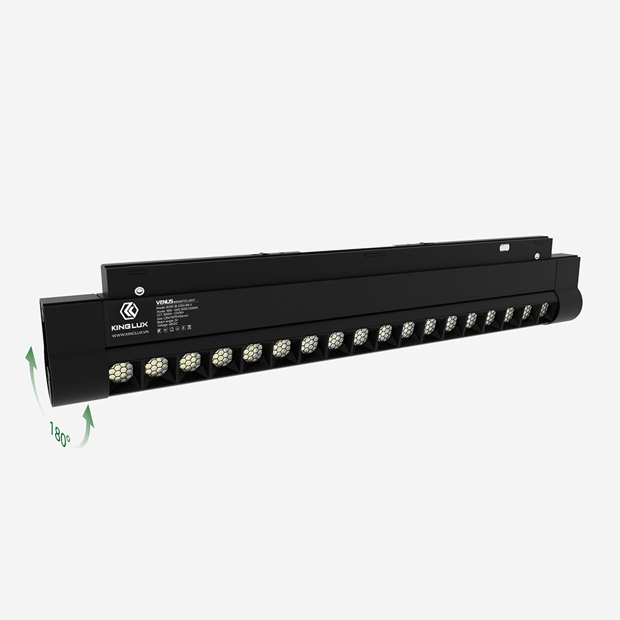 Đèn nam châm chiếu rọi xoay cao cấp Kinglux-18W