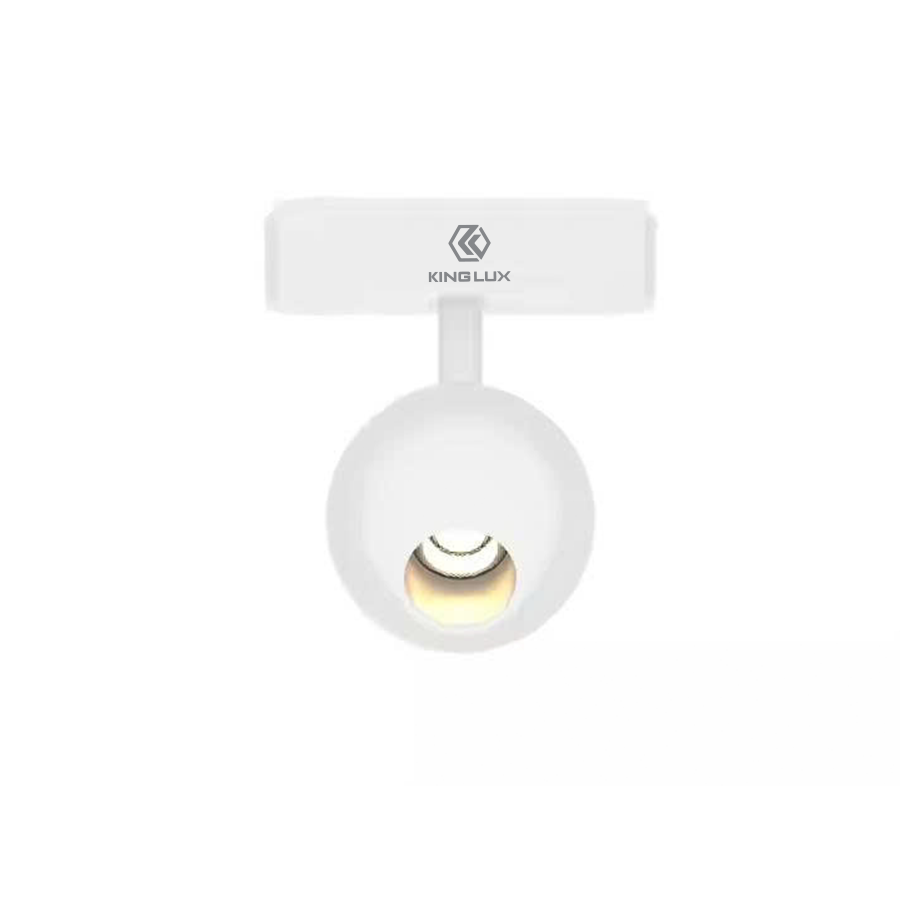 Đèn chiếu rọi cầu gắn ray nam châm siêu mỏng, 6W, vỏ trắng