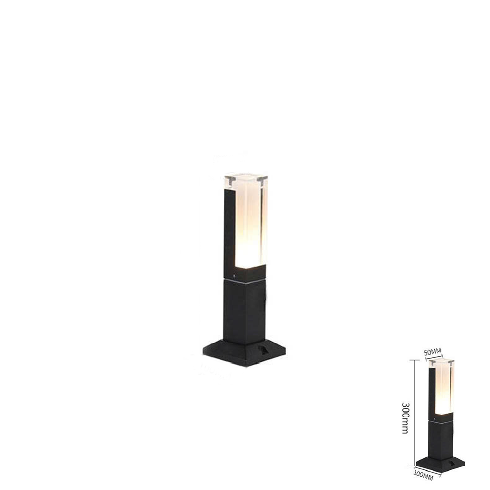 Đèn sân vườn trụ vuông