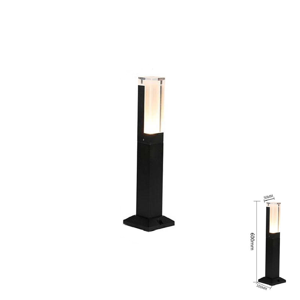 Đèn sân vườn trụ vuông