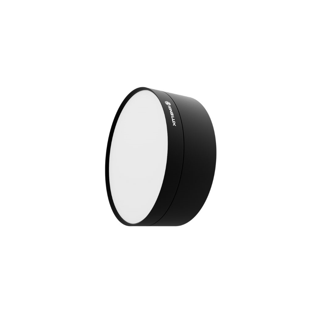 Đèn bơ tán quang 9W, vỏ đen, đơn sắc