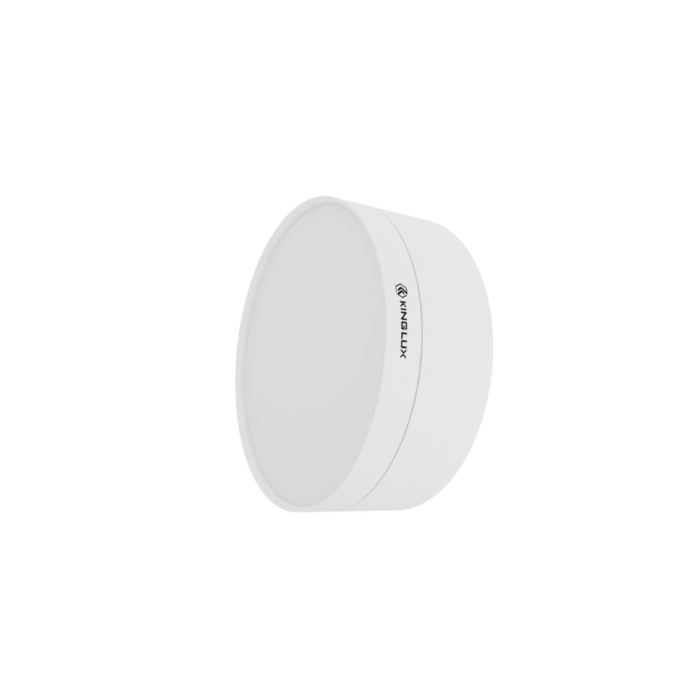 Đèn bơ tán quang 9W, vỏ trắng, đơn sắc