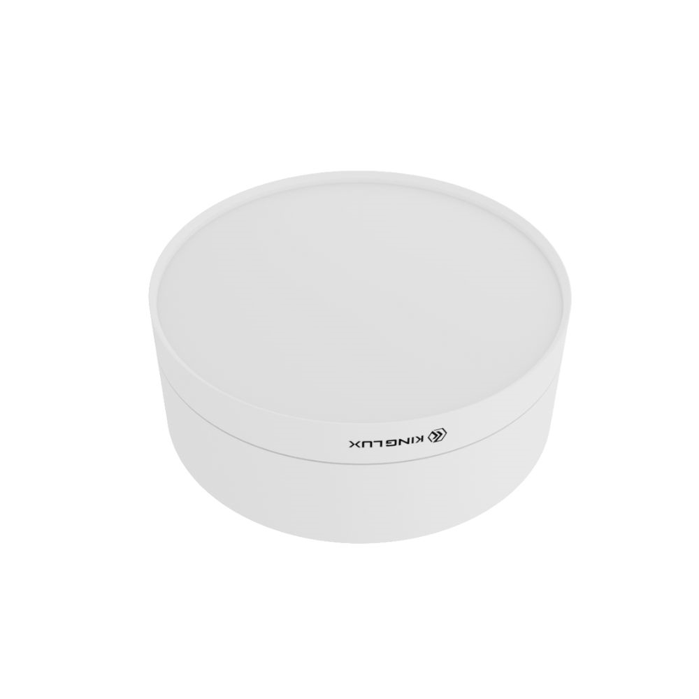 Đèn bơ tán quang 15W, vỏ trắng, đơn sắc