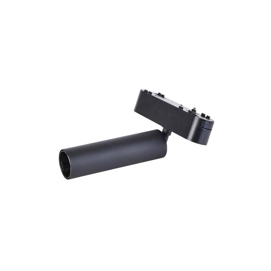 Đèn rọi ống gắn ray siêu mỏng, 7W, vỏ đen, đơn sắc