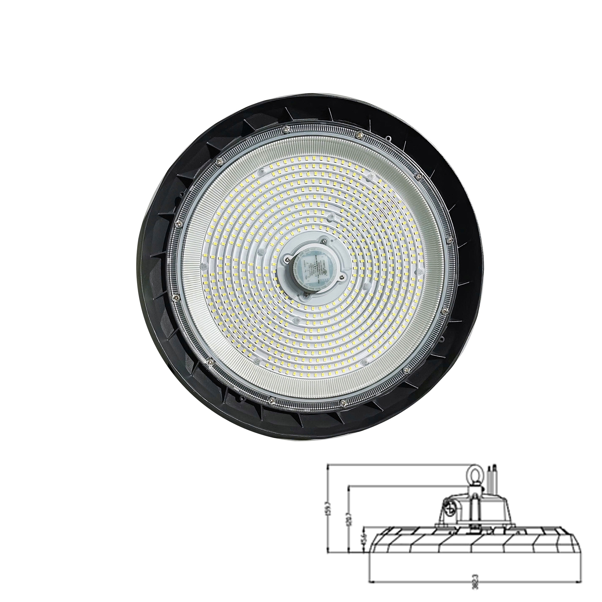 Đèn UFO 120W, Cảm biến Vi Sóng
