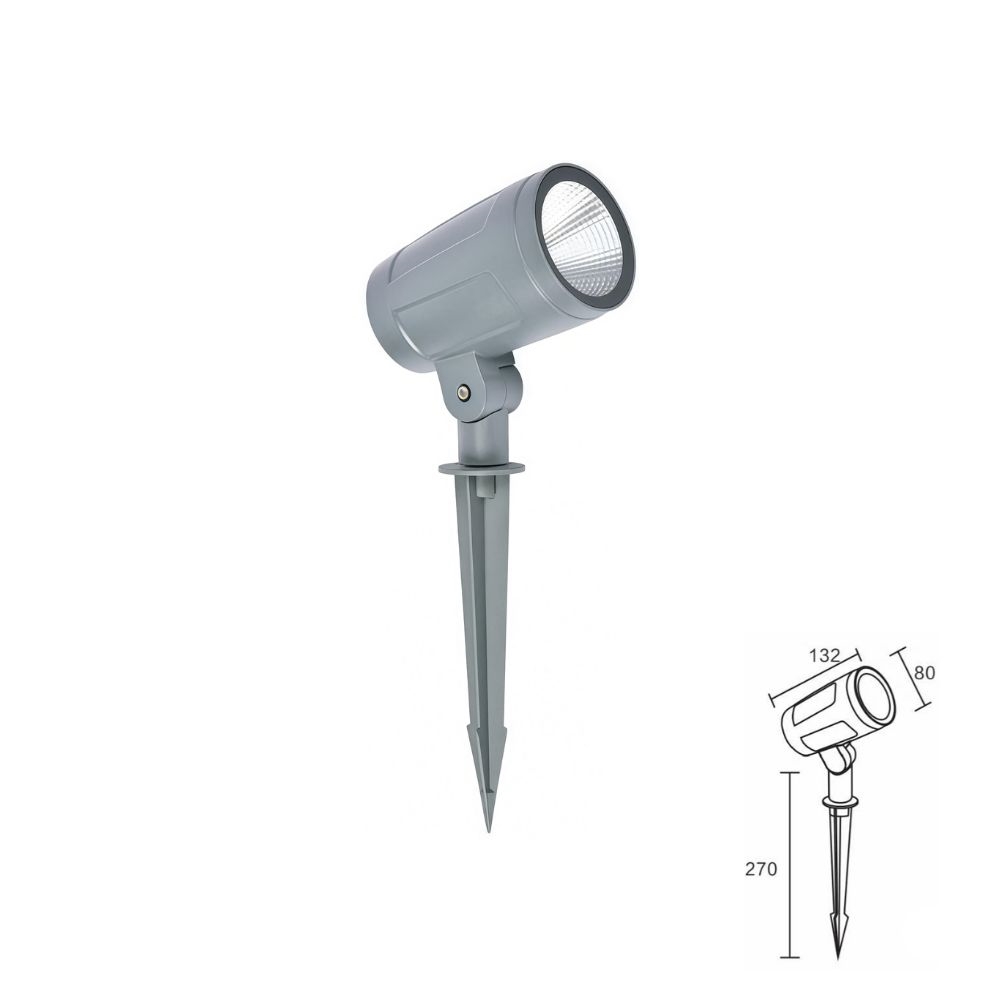 Đèn chiếu cây không chụp, góc chiếu 24°, CCT 3000K