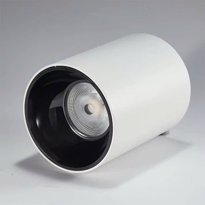 Đèn bơ chiếu rọi 10W, vỏ trắng, ánh sáng đơn sắc