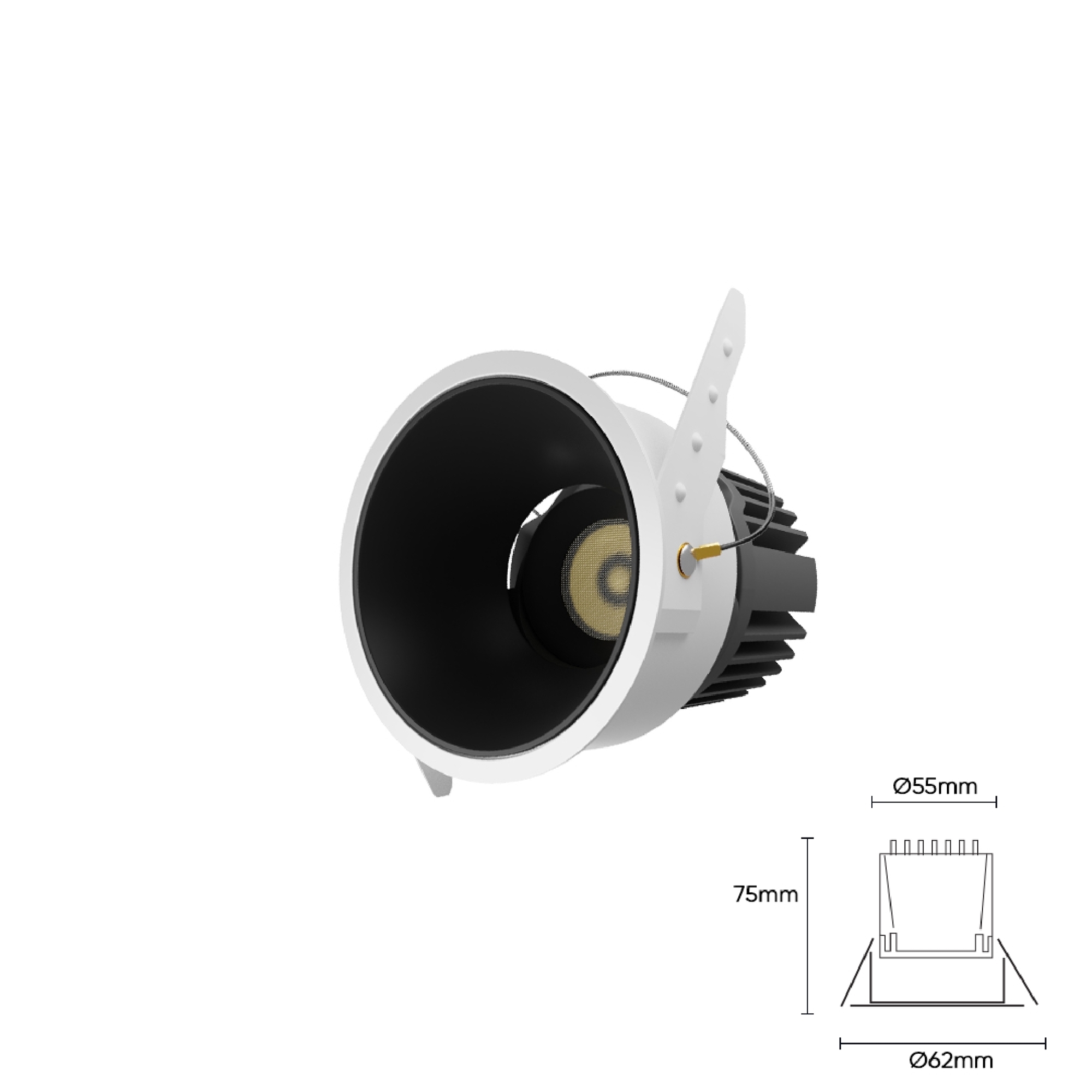 Spotlight Mercury SP series, SP-75-10W, Điều khiển Dim Triac