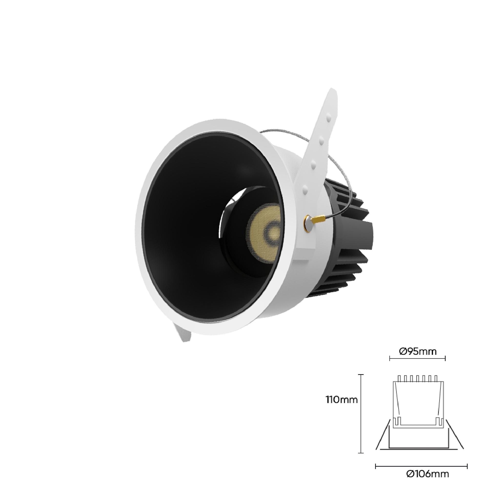 Spotlight Mercury SP series, SP-95-16W, Điều khiên Dim Triac