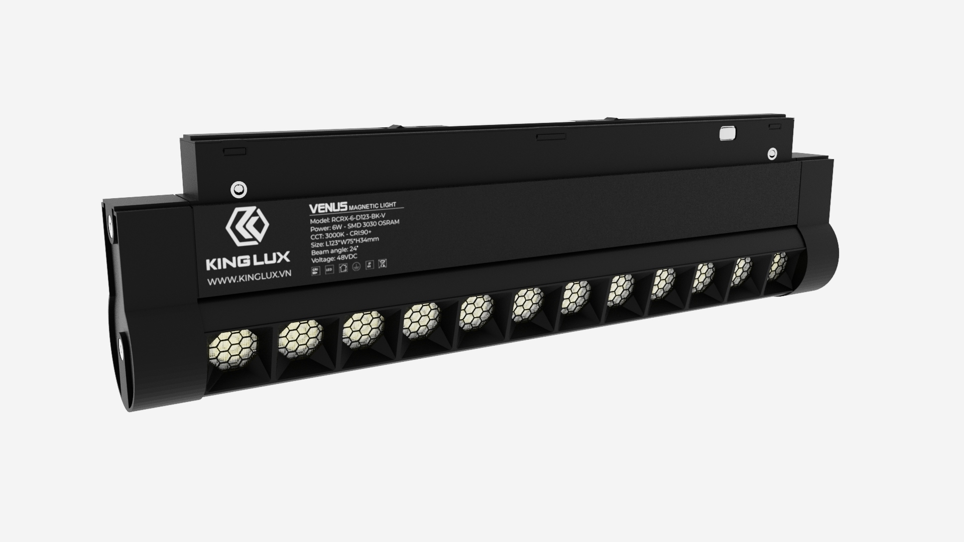 Đèn nam châm chiếu rọi xoay