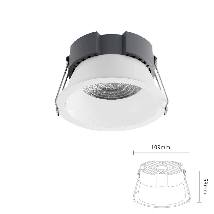 Đèn tán quang chóa sâu chống chói 15W, đơn sắc