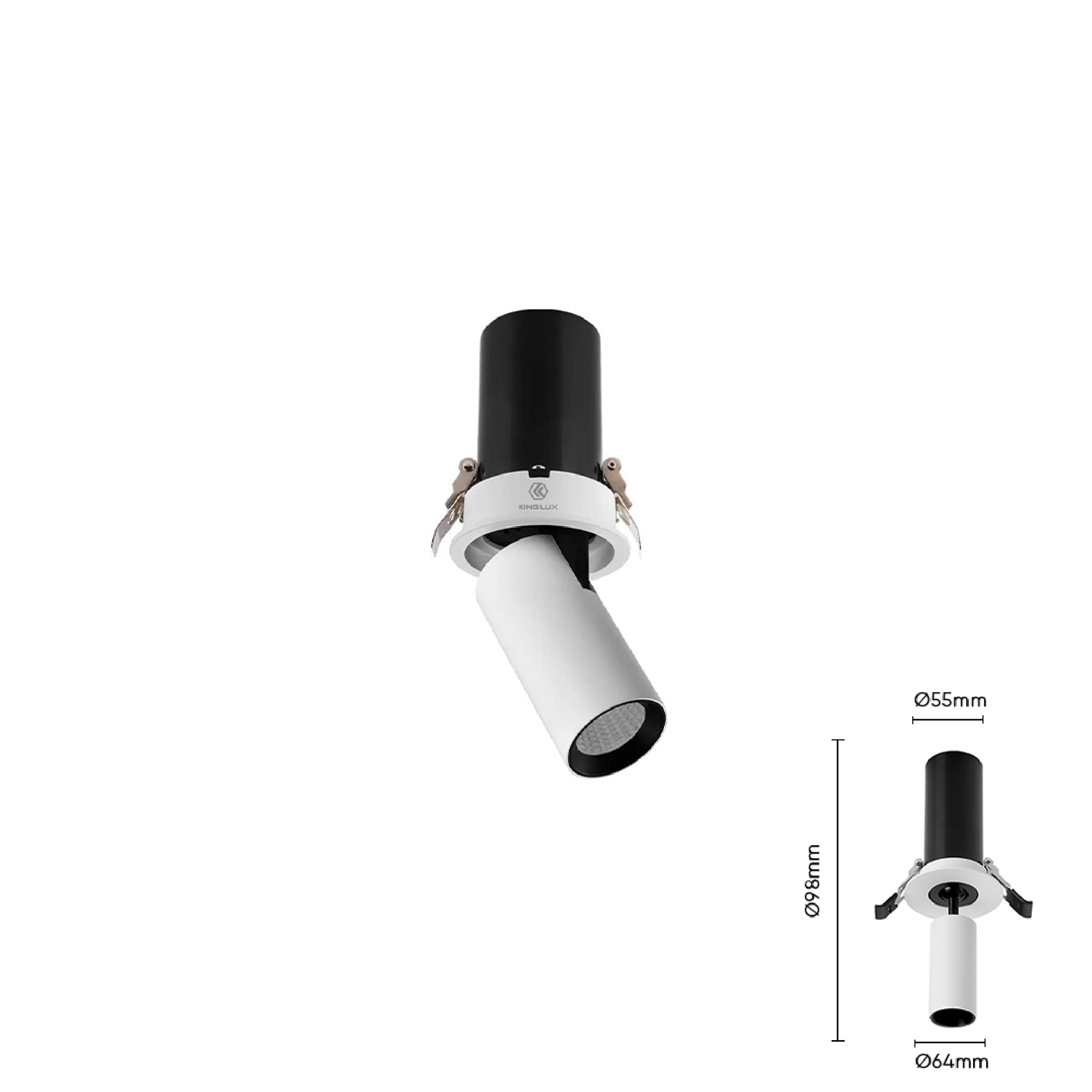 Spotlight 360°, SPTT-12-T84 vỏ trắng, công suất 12W