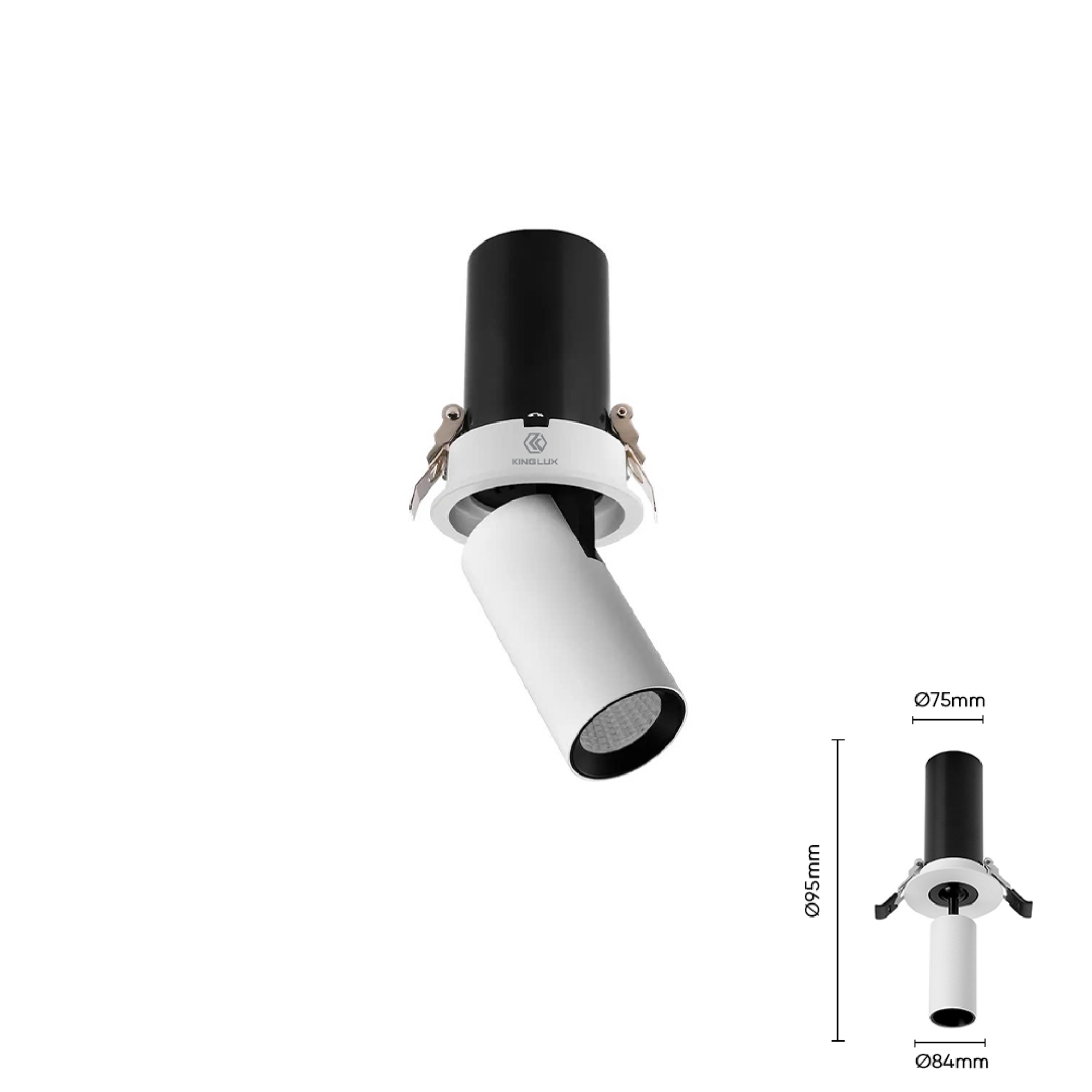 Spotlight 360°, SPTT-10-T84 vỏ trắng, công suất 10W