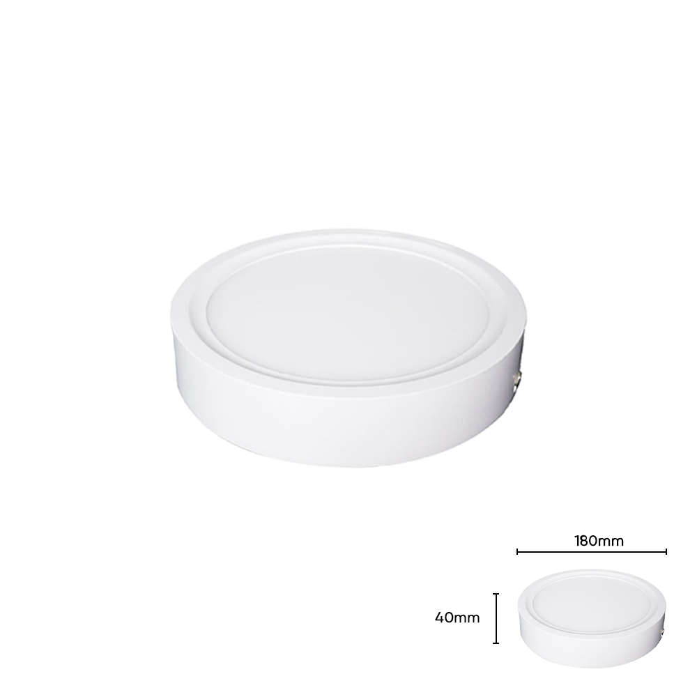 Đèn ốp trần Moon Series 18W vỏ trắng