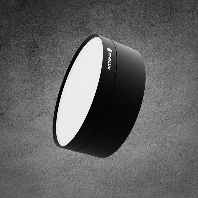 Đèn bơ tán quang 15W, vỏ đen, 3 màu