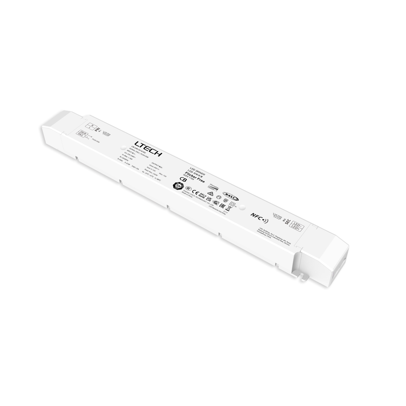 Nguồn ổn áp Ltech - 24VDC - 240W (Dali - NFC)