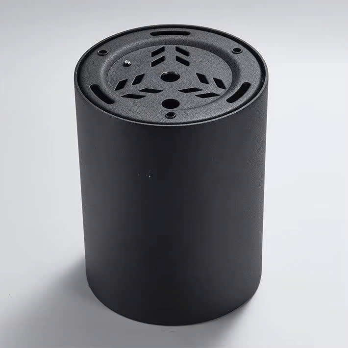 Đèn bơ chiếu rọi 10W, vỏ đen, ánh sáng đơn sắc