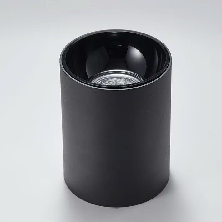 Đèn bơ chiếu rọi 15W, vỏ đen, ánh sáng đơn sắc